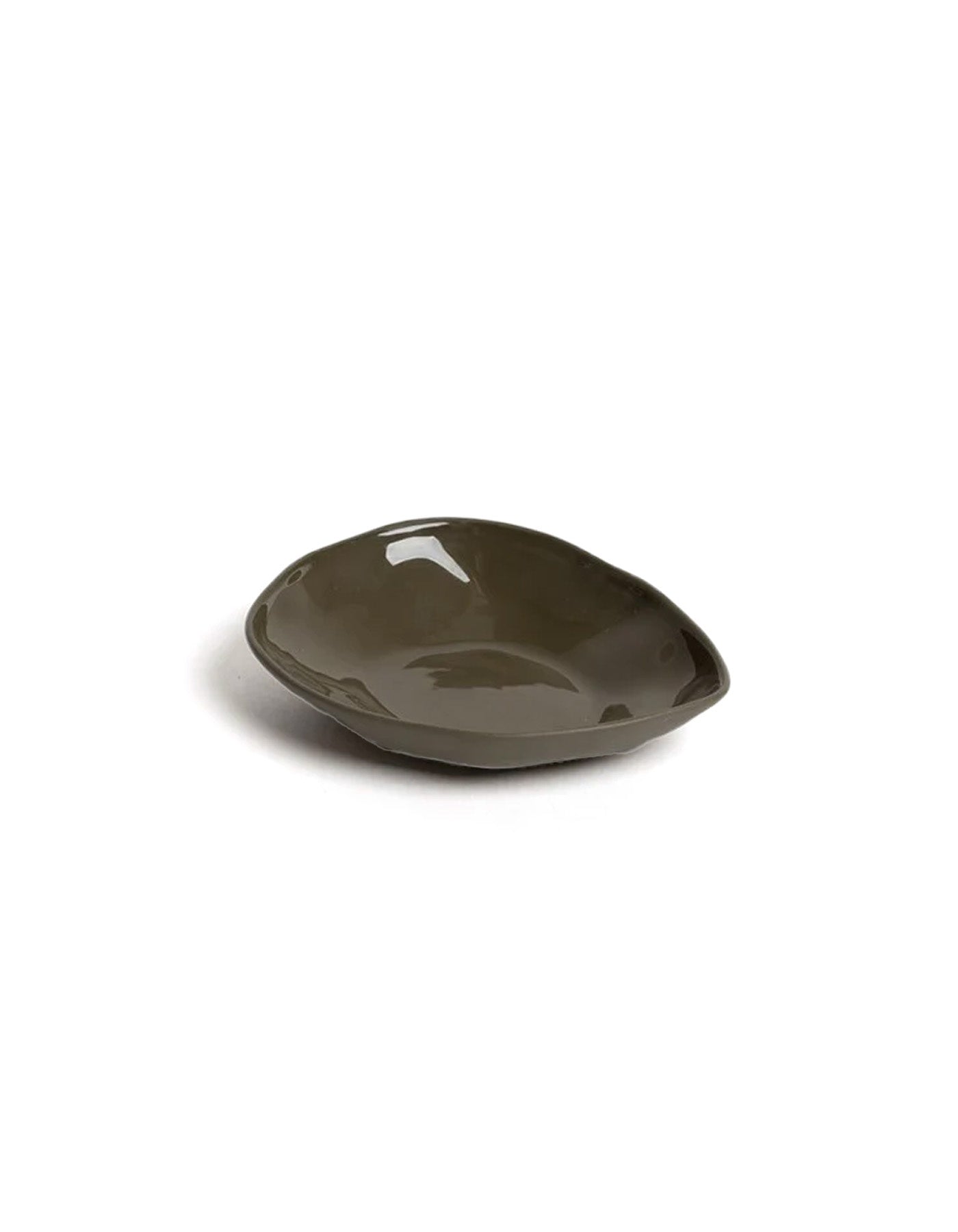 Ned Haan Condiment Dish Olive Green