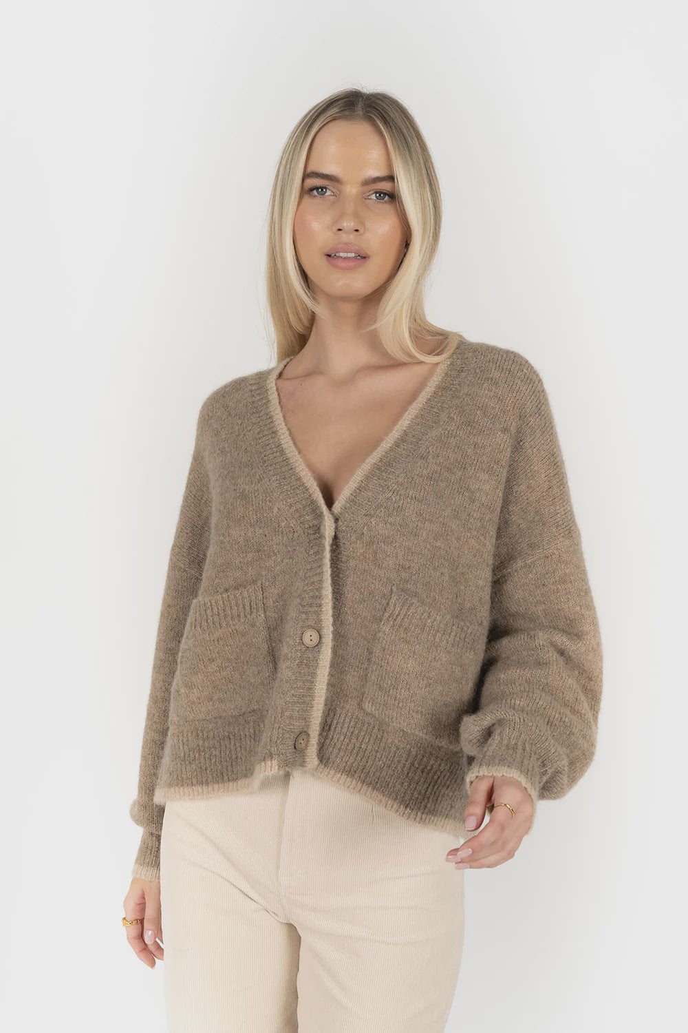 Humidity Romi Cardi Haze/Cream