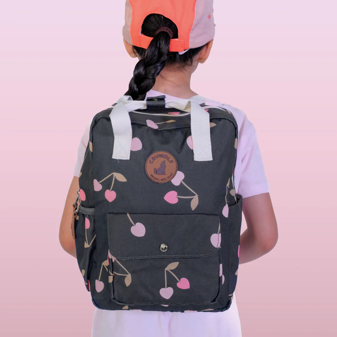 Crywolf Mini Backpack Cherry Hearts
