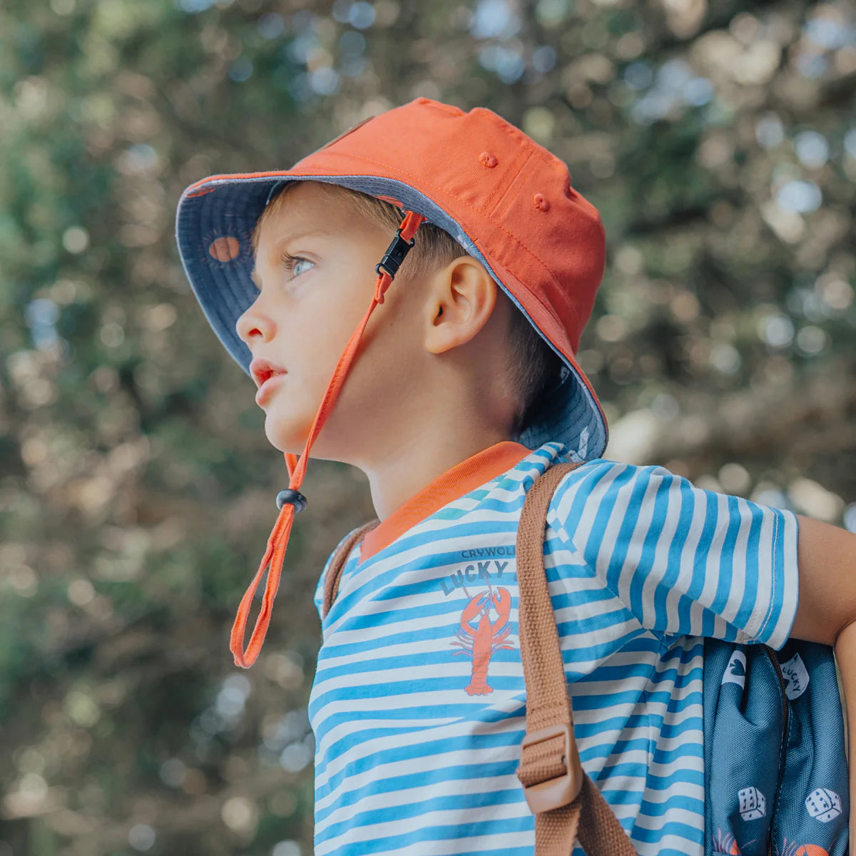 Crywolf Reversible Bucket Hat Lucky Days