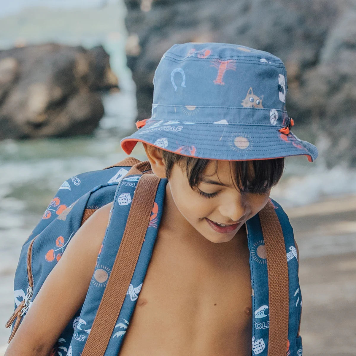 Crywolf Reversible Bucket Hat Lucky Days
