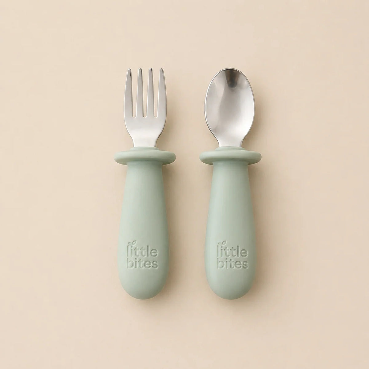 Little Bites Cutlery Set Sage
