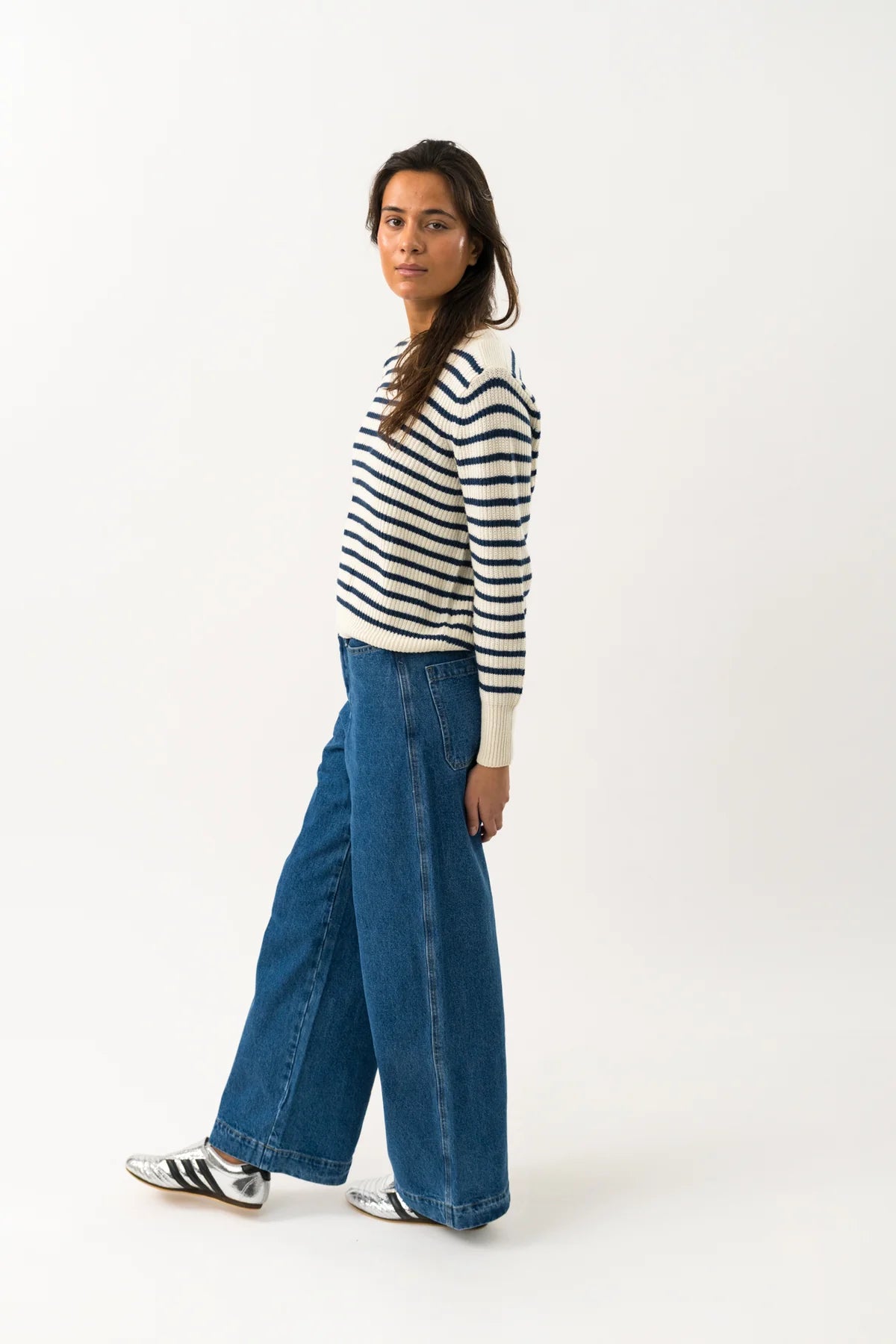 Lollys Laundry Dane Jumper Dark Blue