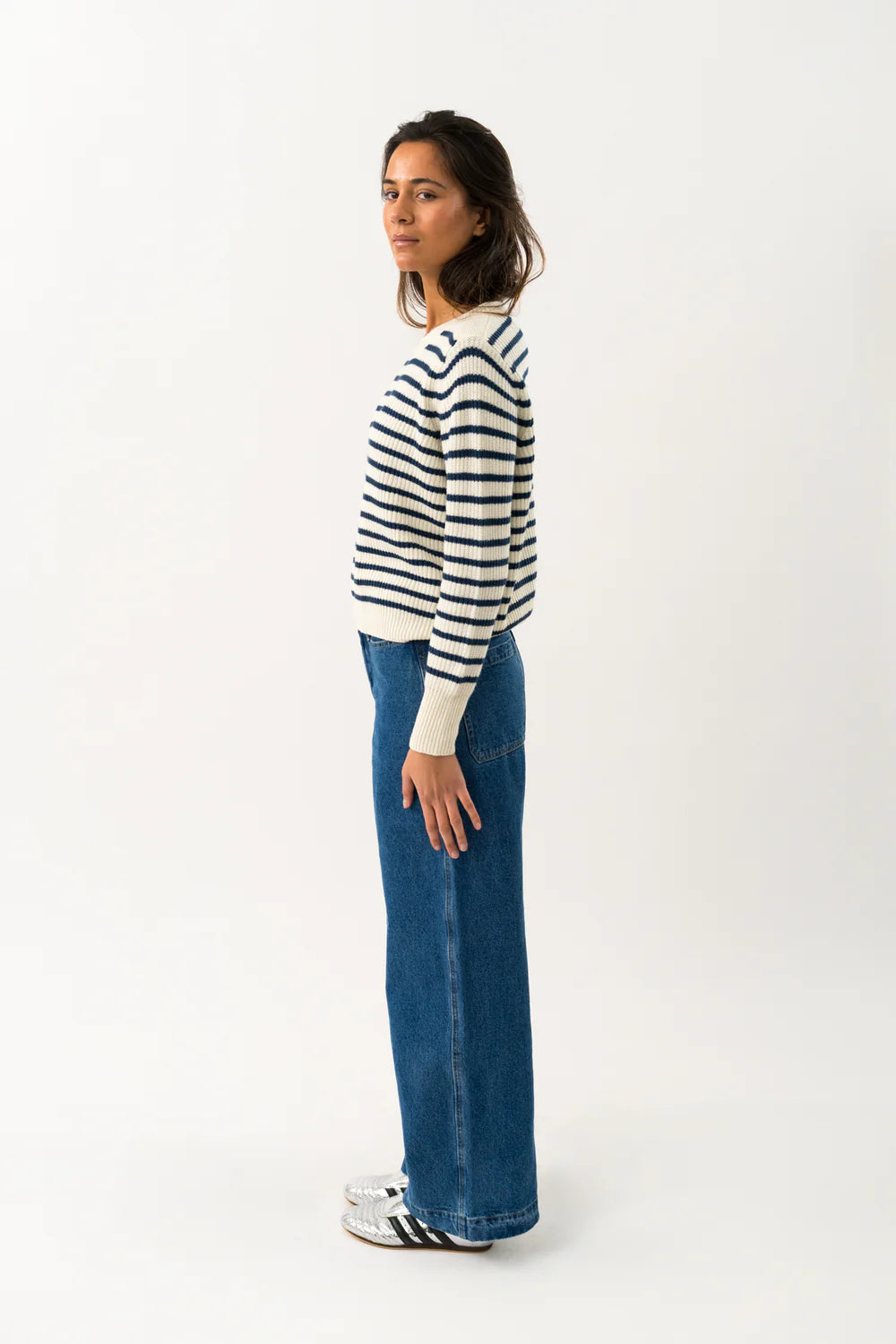 Lollys Laundry Dane Jumper Dark Blue