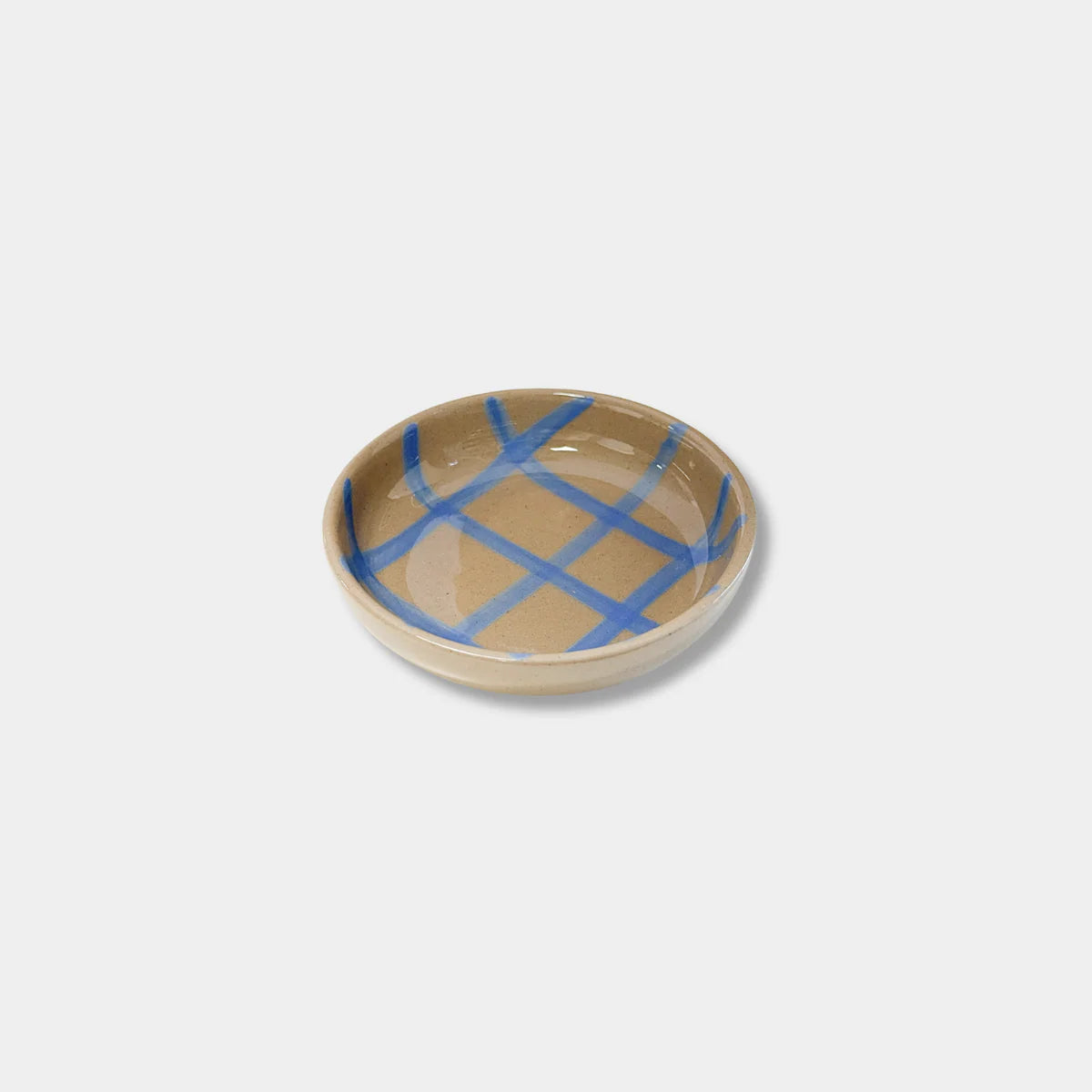 Robert Gordon Condiment Bowl 9 cms Coastal Junction Stone Blue Handbrush