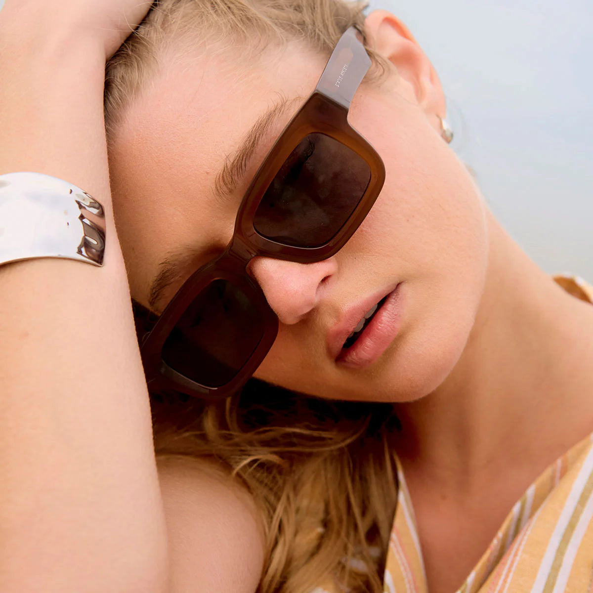 Status Anxiety Disorient Brown Sunglasses