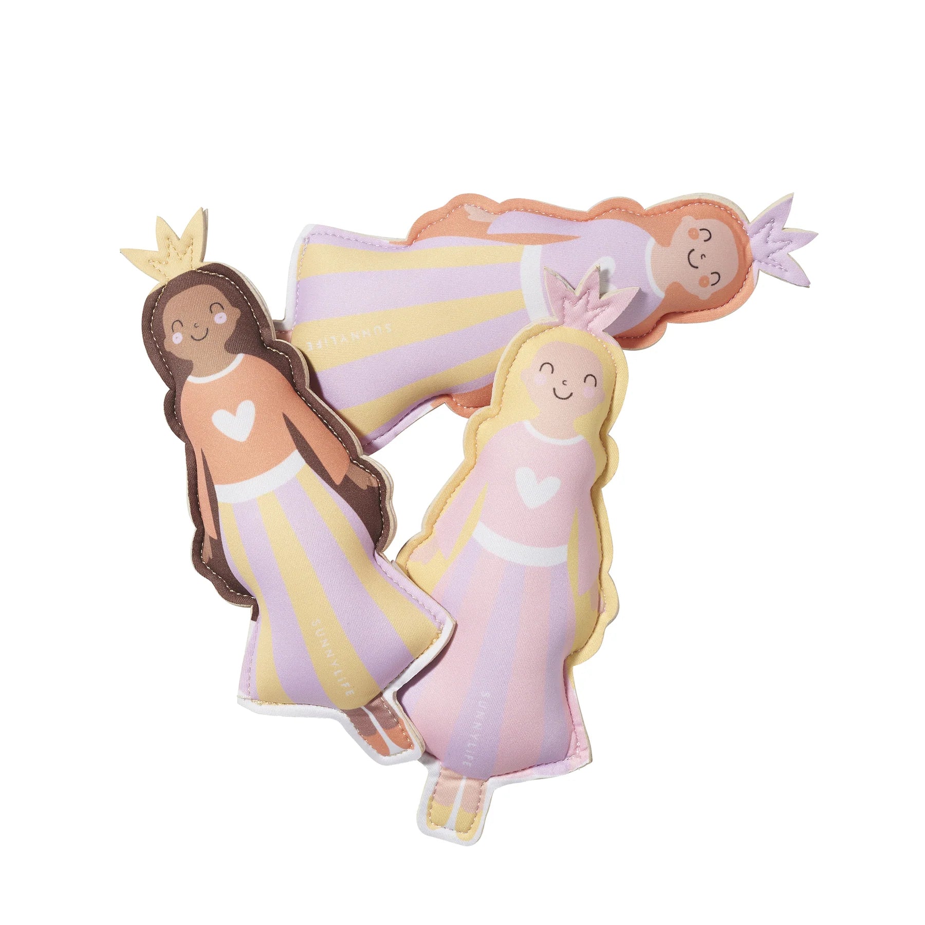 Sunnylife Dive Buddies Princess Swan Multi Set of 3