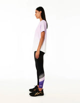 P.E Nation Double Track Air Form SS Tee Gradient Print Purple