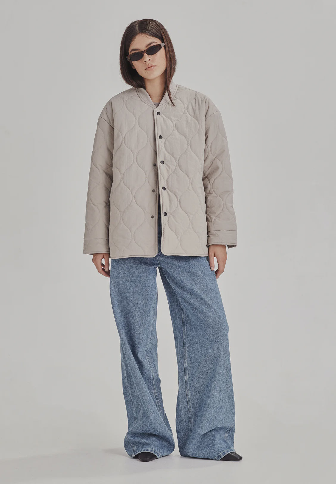 Commoners Quilted Jacket Dove