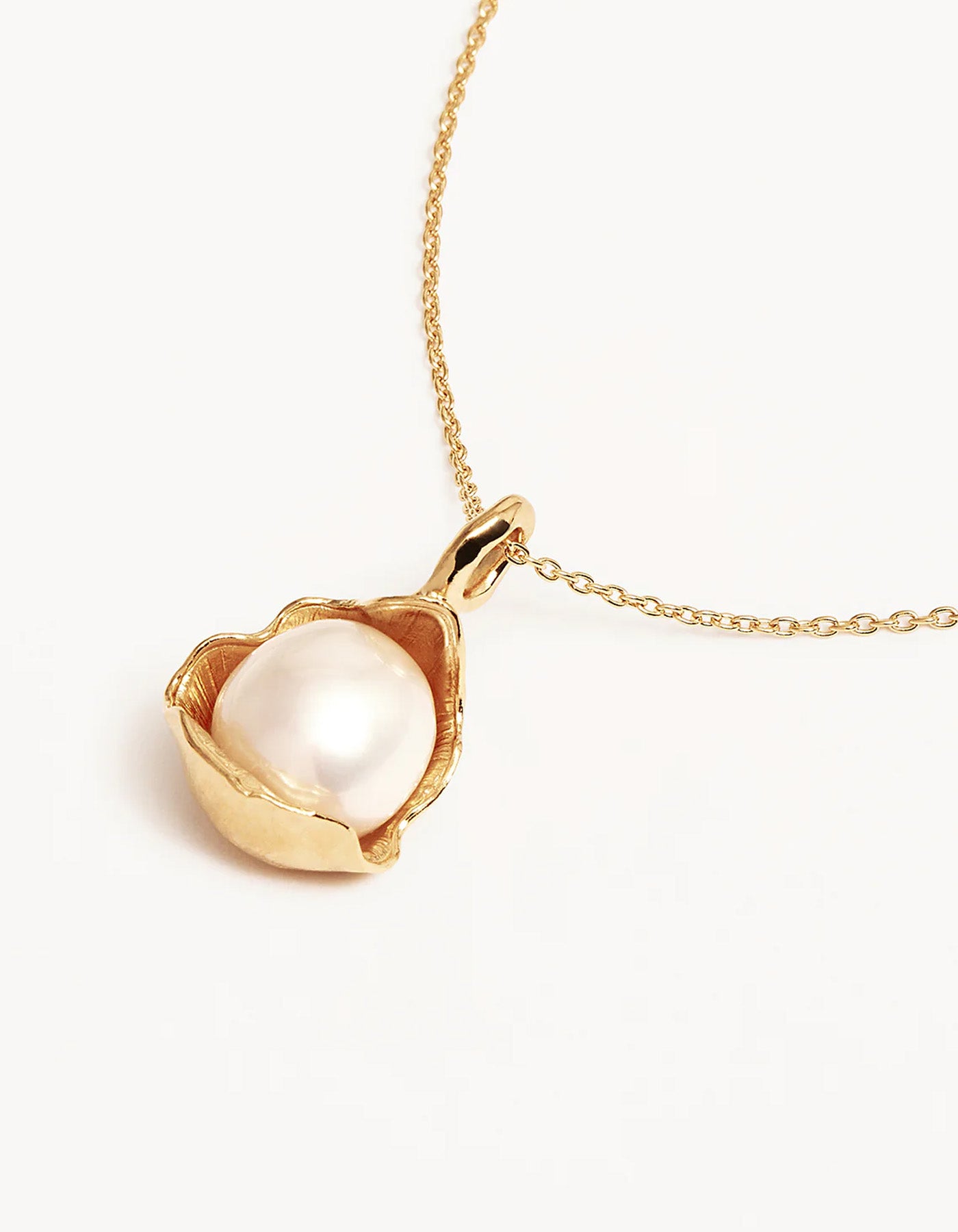 By Charlotte A Place To Dream Pearl Necklace Gold Vermeil