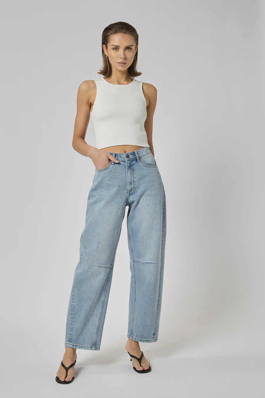 Dricoper Zella Barrel Sunbleach Jeans
