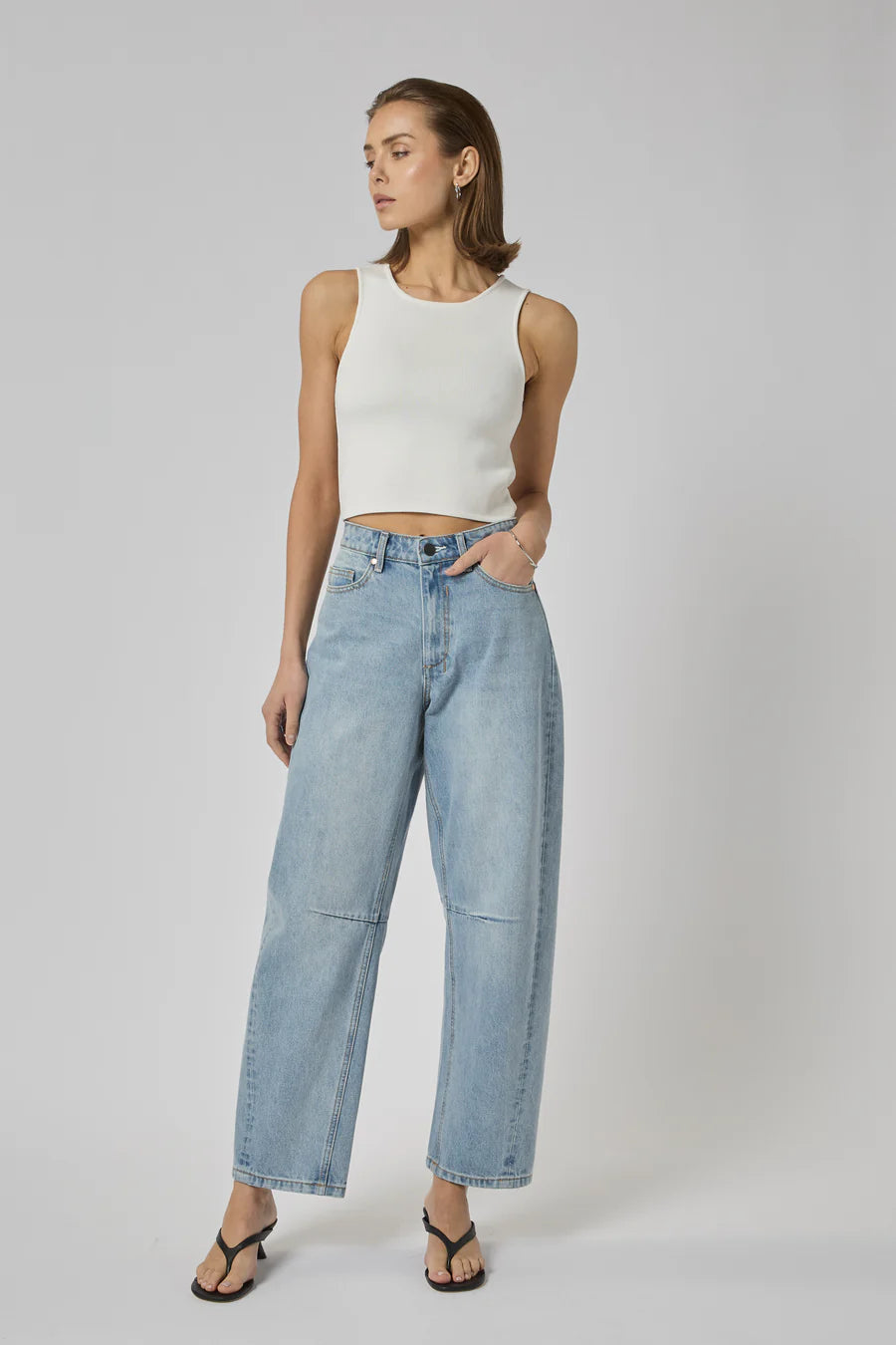 Dricoper Zella Barrel Sunbleach Jeans