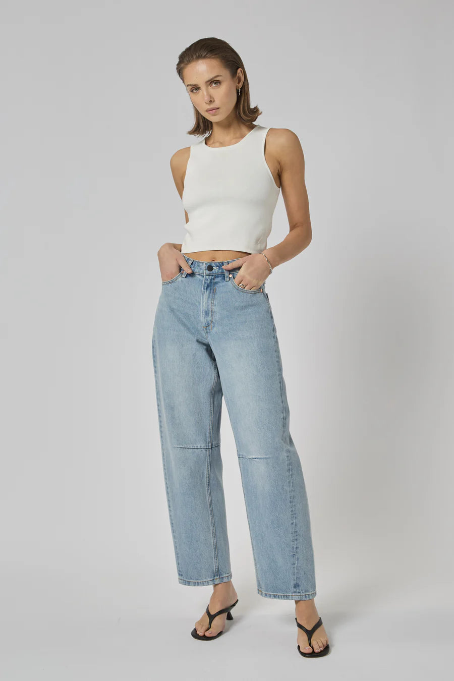 Dricoper Zella Barrel Sunbleach Jeans
