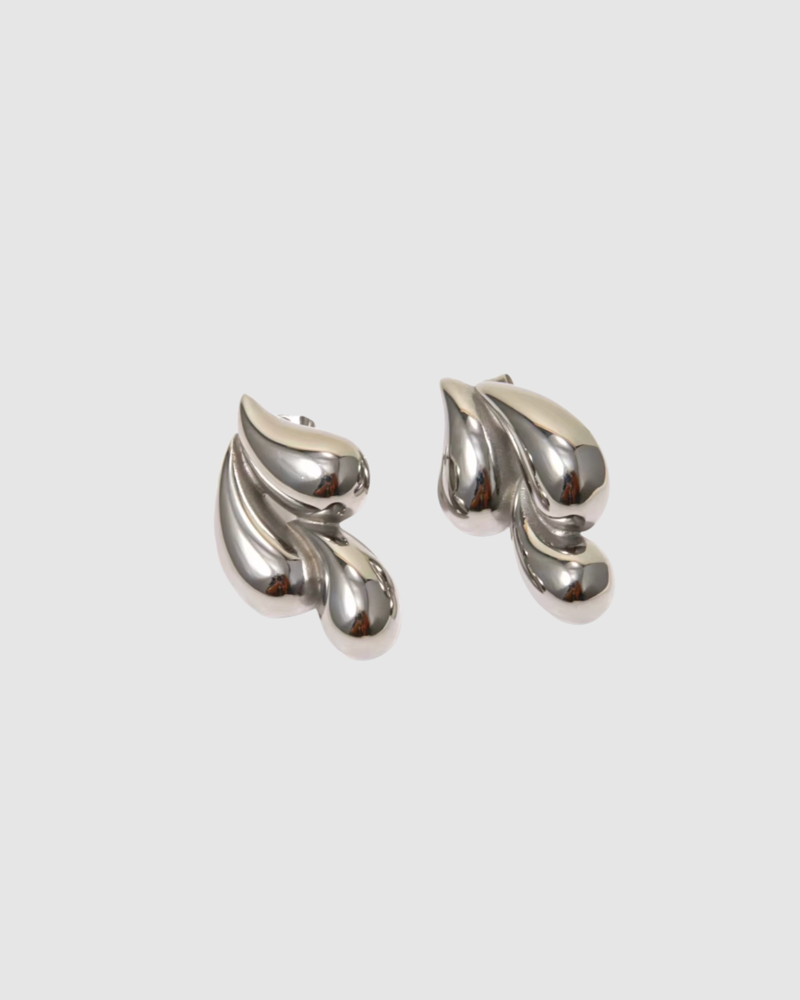 Castel & Co Droplet Earrings Silver