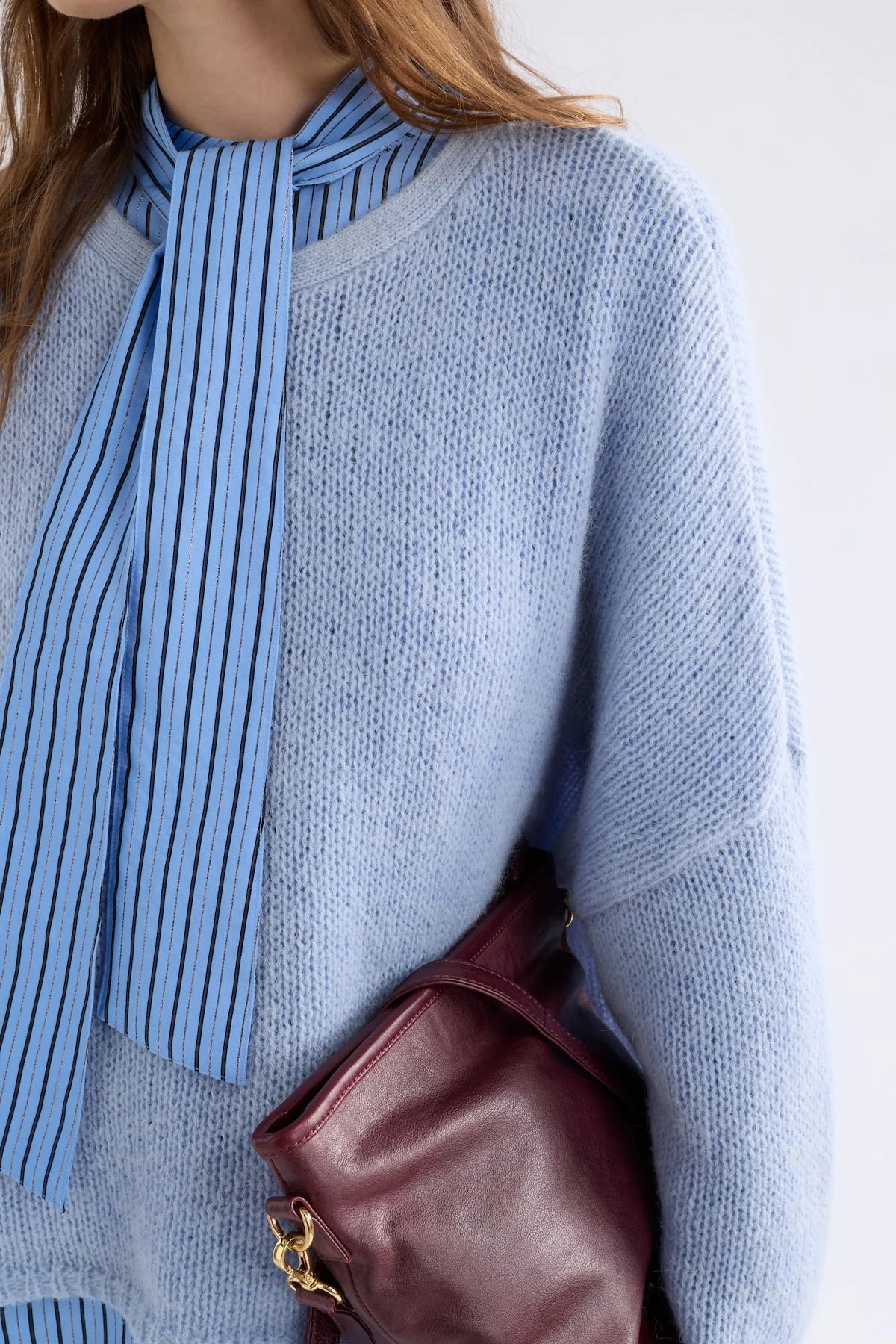Elk Agna Sweater Pearl Blue