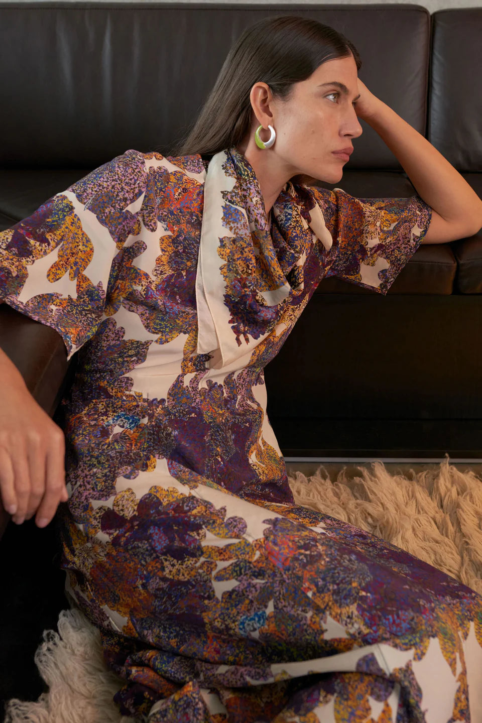 Elk Aube Dress Lantis Print