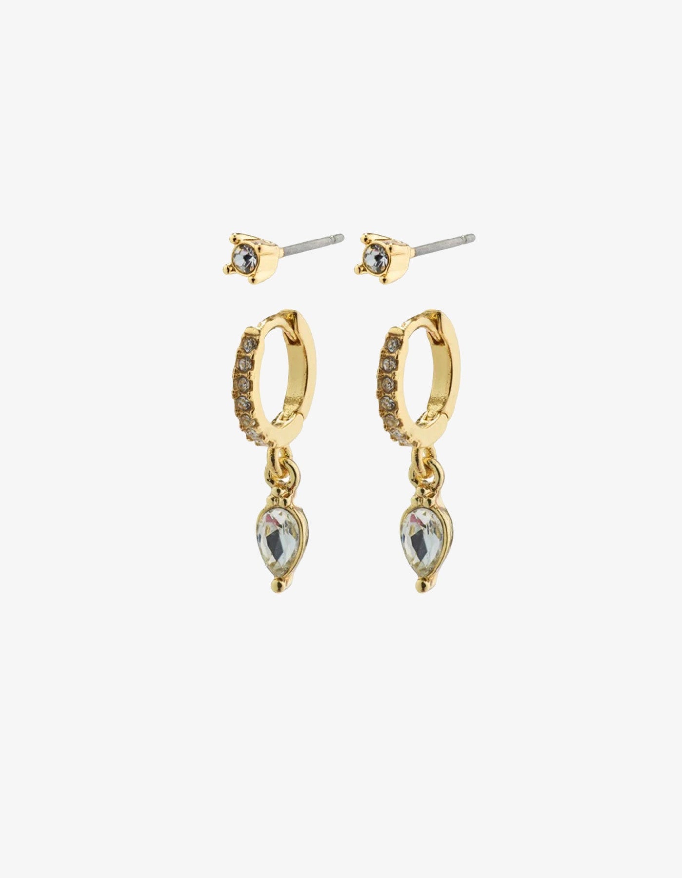 Pilgrim Elza Earring Set Gold