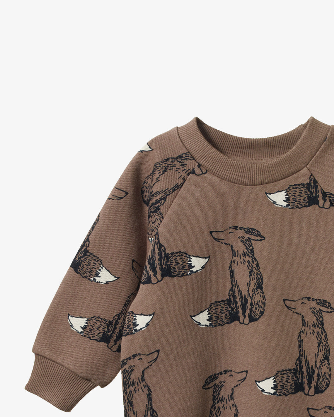 Nature Baby Emerson Sweater Foxy Cub Print