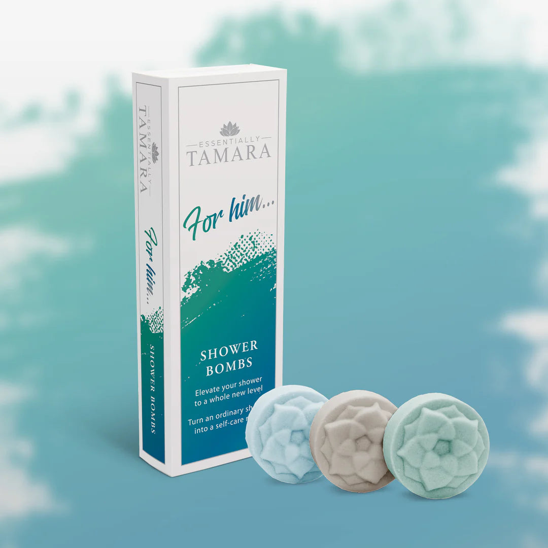 Essentially Tamara For Him Collection Box Of 3 Shower Bombs