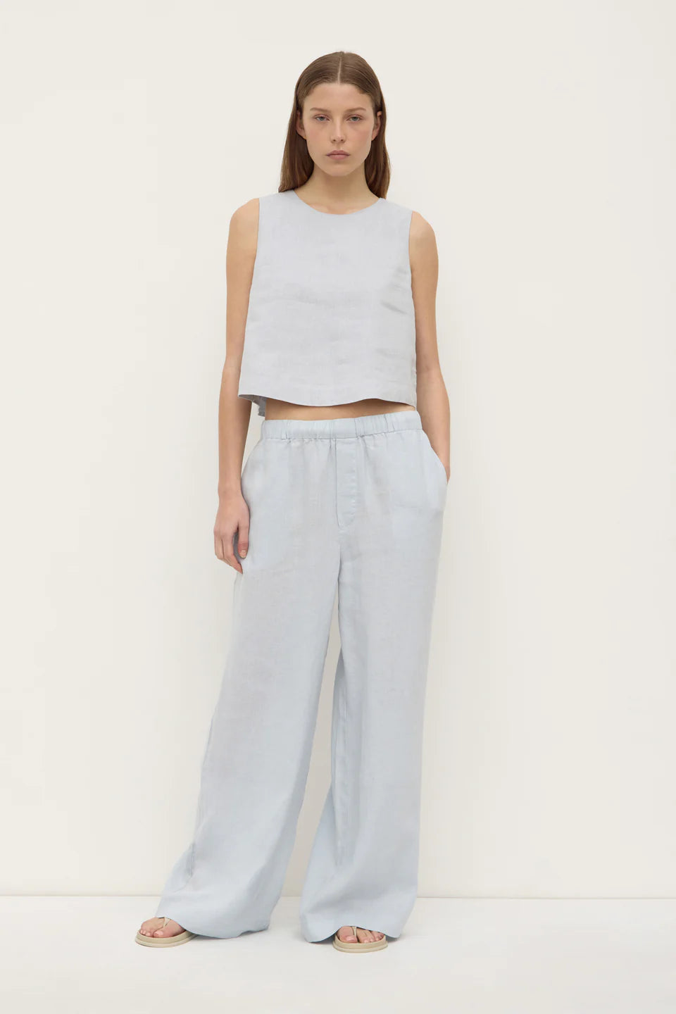 Assembly Label Estelle Linen Top Cloud