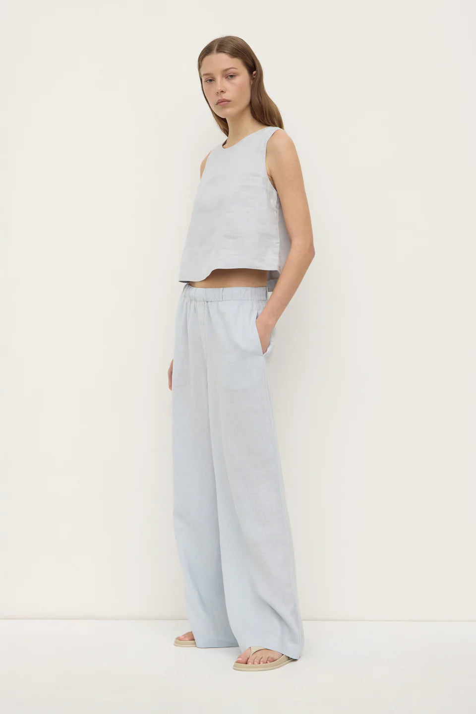 Assembly Label Estelle Linen Top Cloud