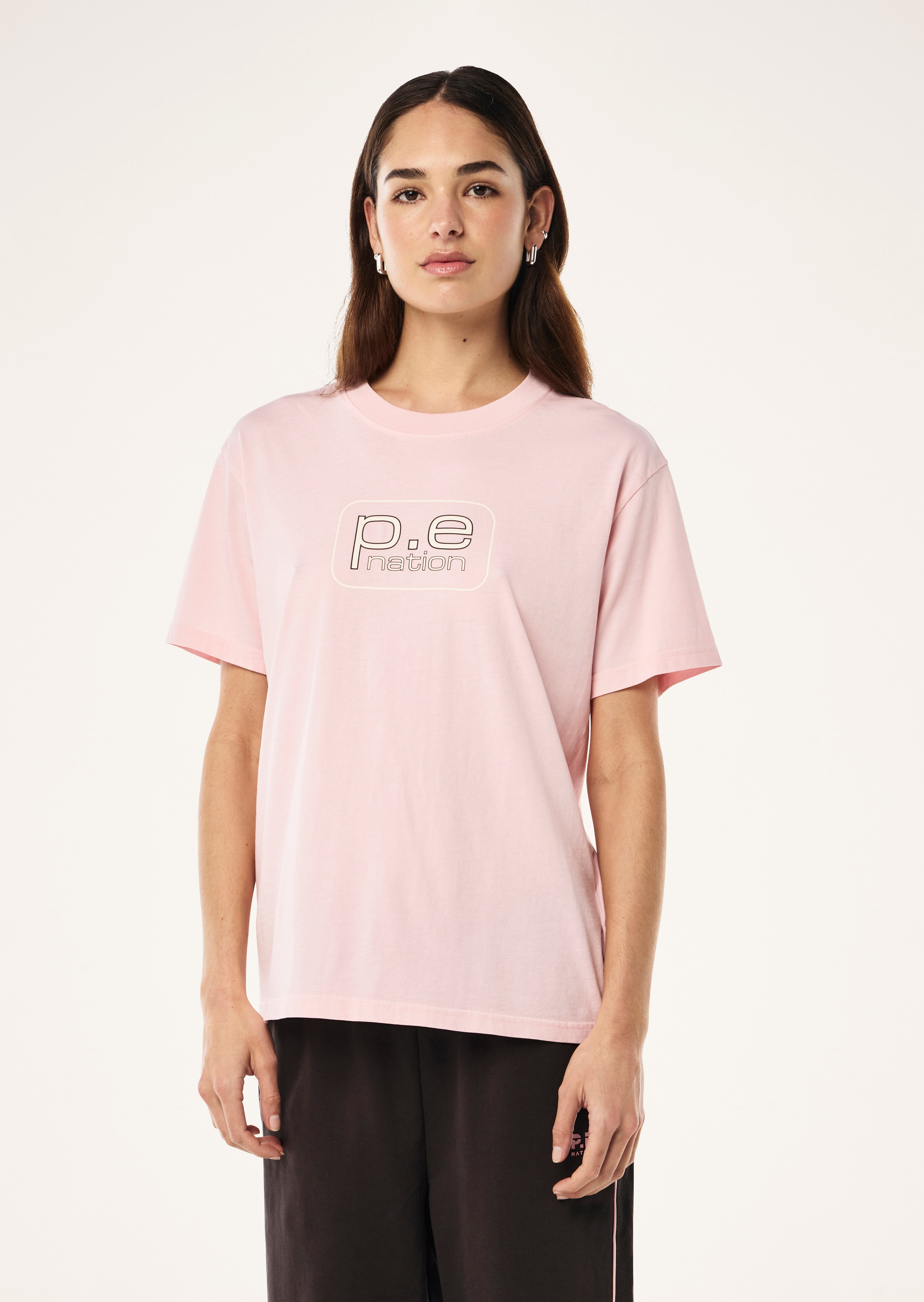 P.E Nation Flux Tee Chalk Pink