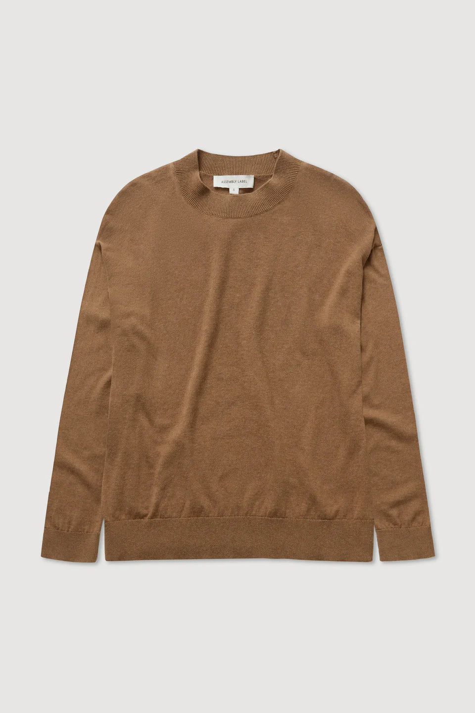Assembly Label Cotton Cashmere Lounge Sweater Fawn