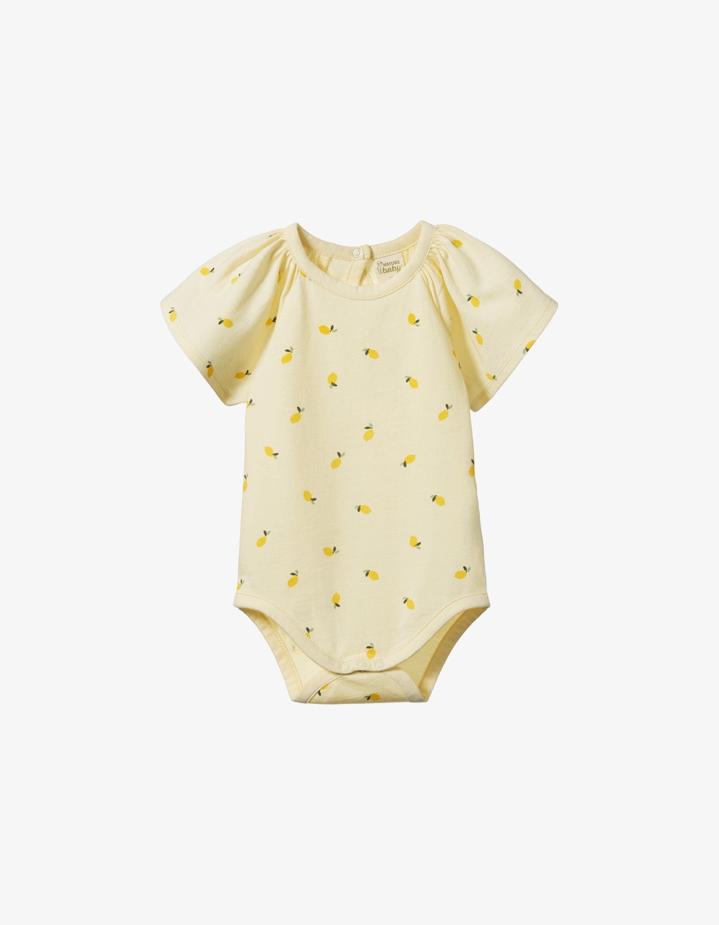 Nature Baby Faye Bodysuit Little Lemon Cream Print