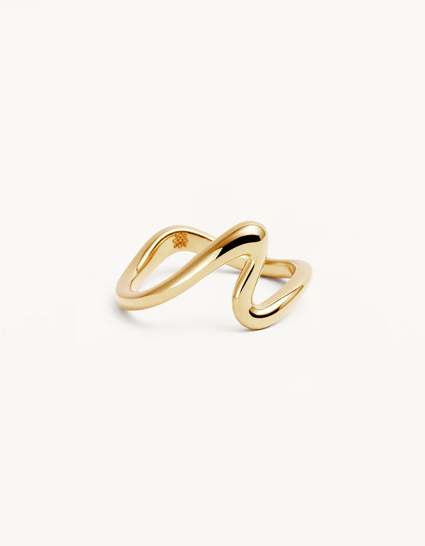 By Charlotte 18k Gold Vermeil Flow of Life Ring