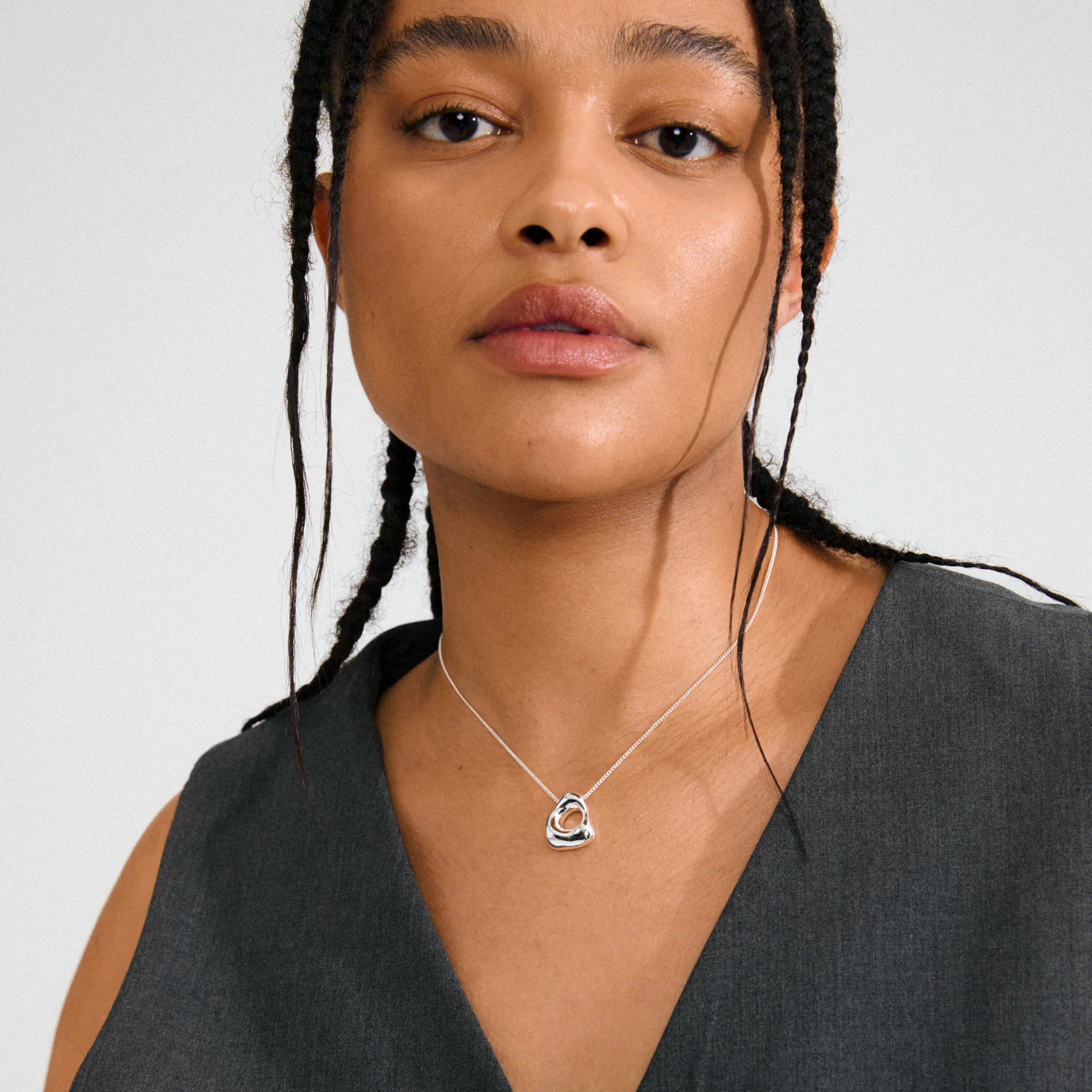 Pilgrim Free Necklace Silver