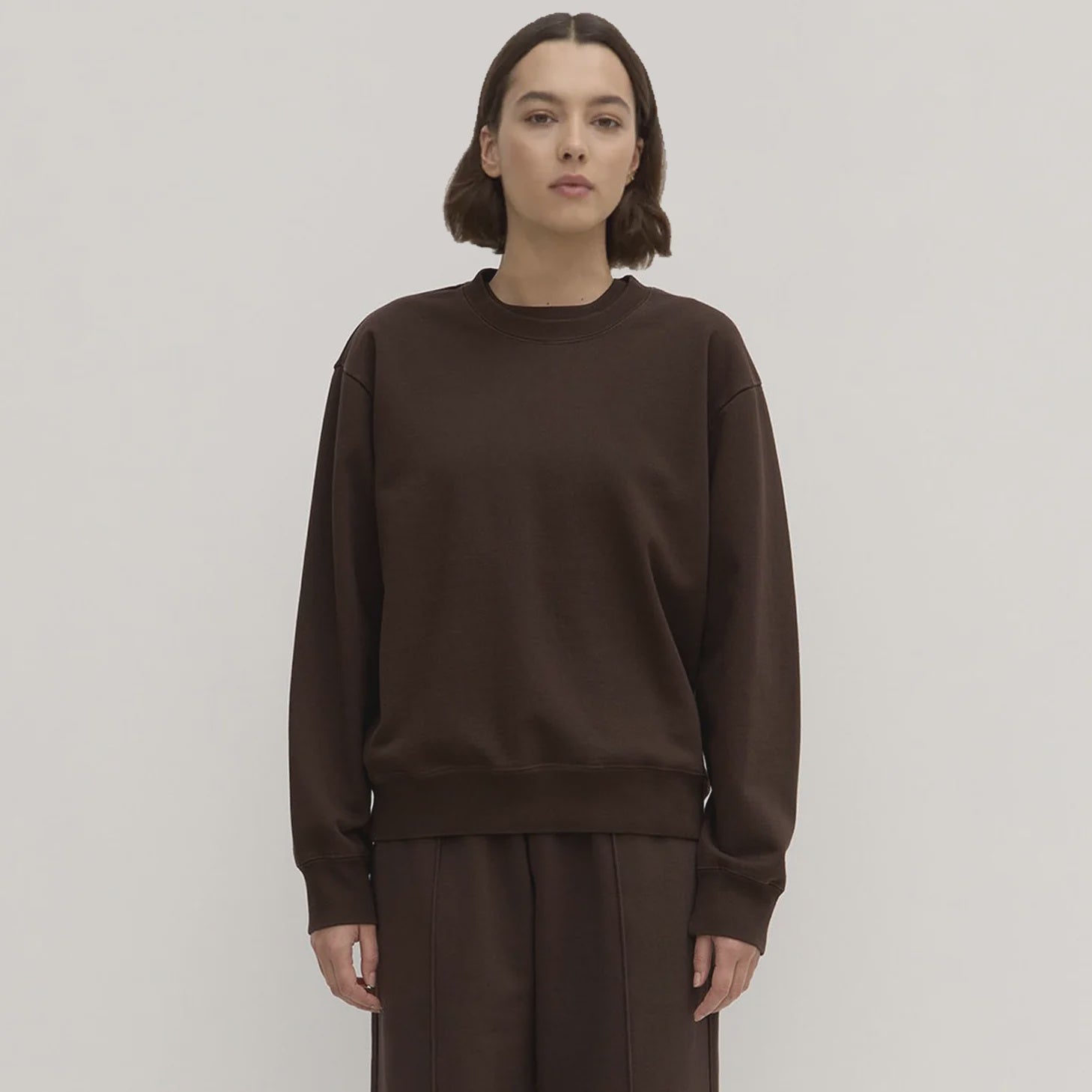 Assembly Label Weekender Fleece Crew Ganache