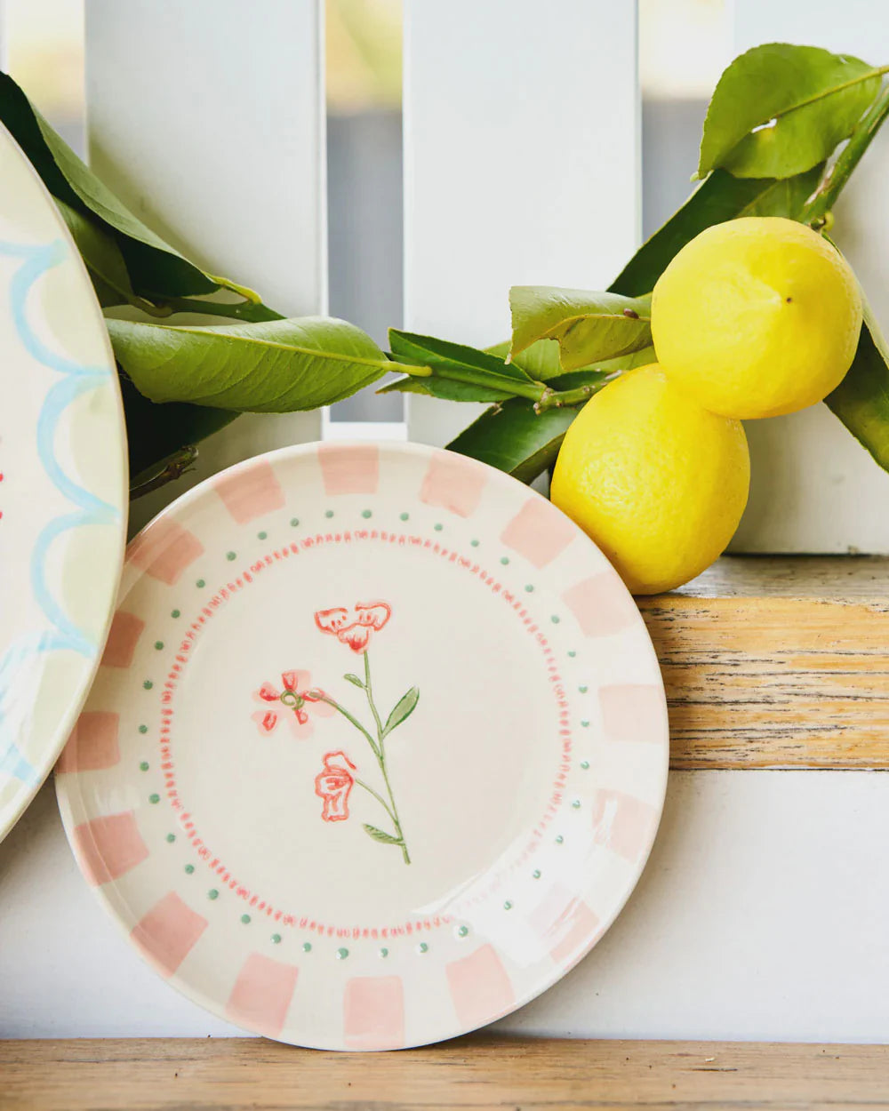 Robert Gordon Side Plate Junes Garden Geranium 16 cms