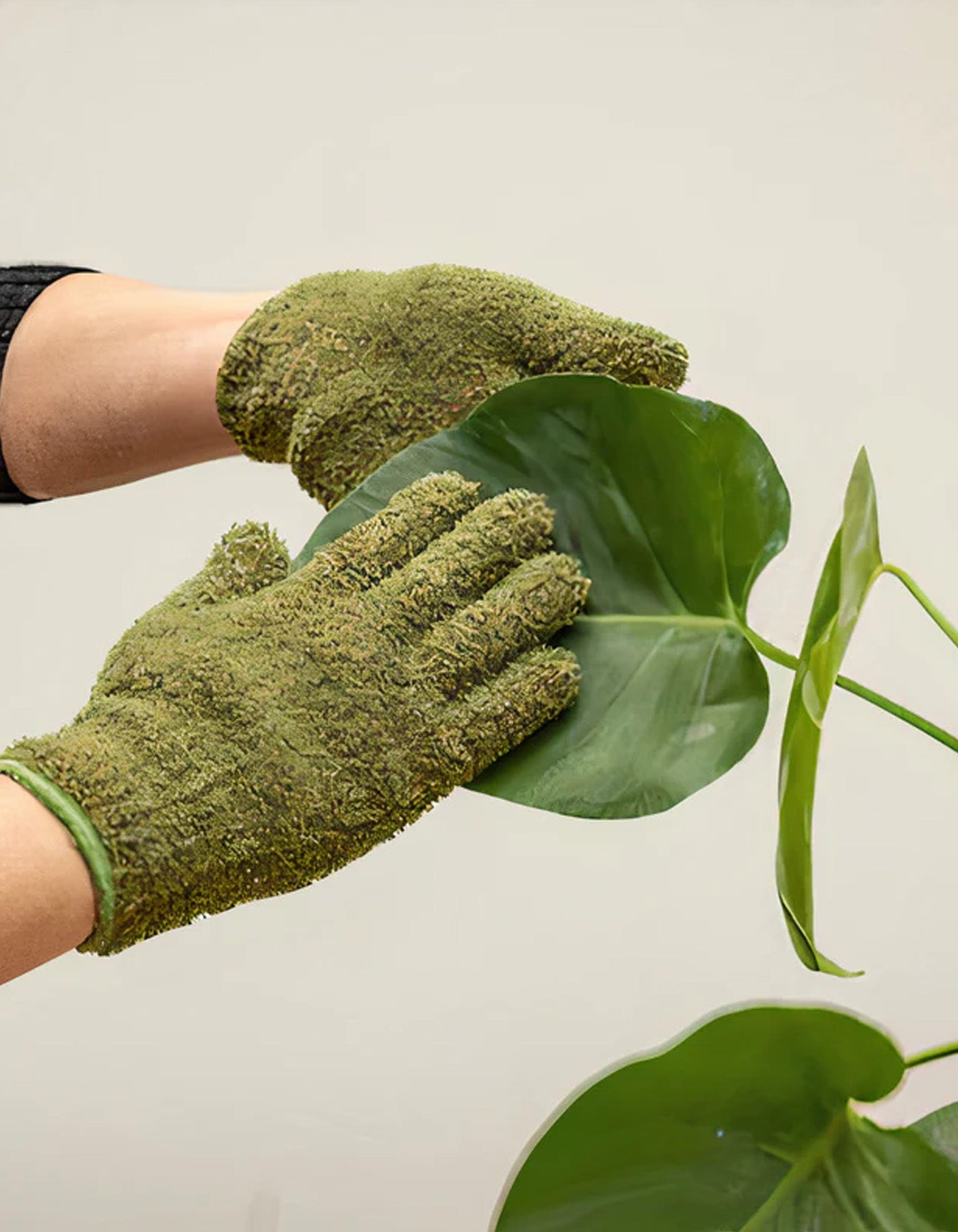 Plant Dust Gloves Green