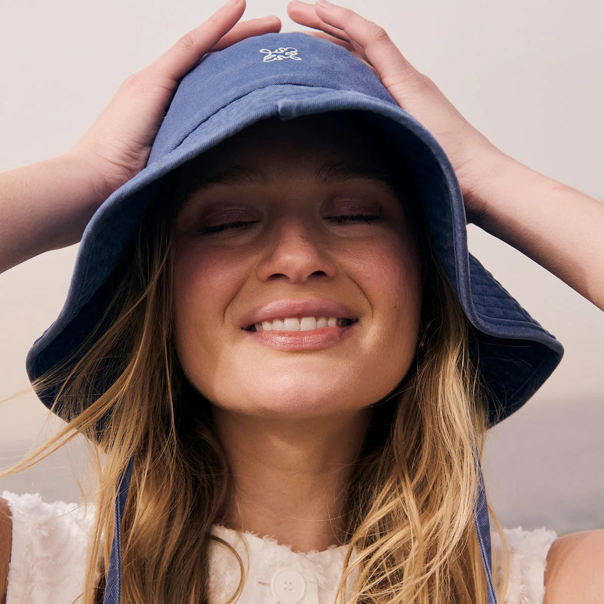 Status Anxiety Golden Days Sunhat - French Blue