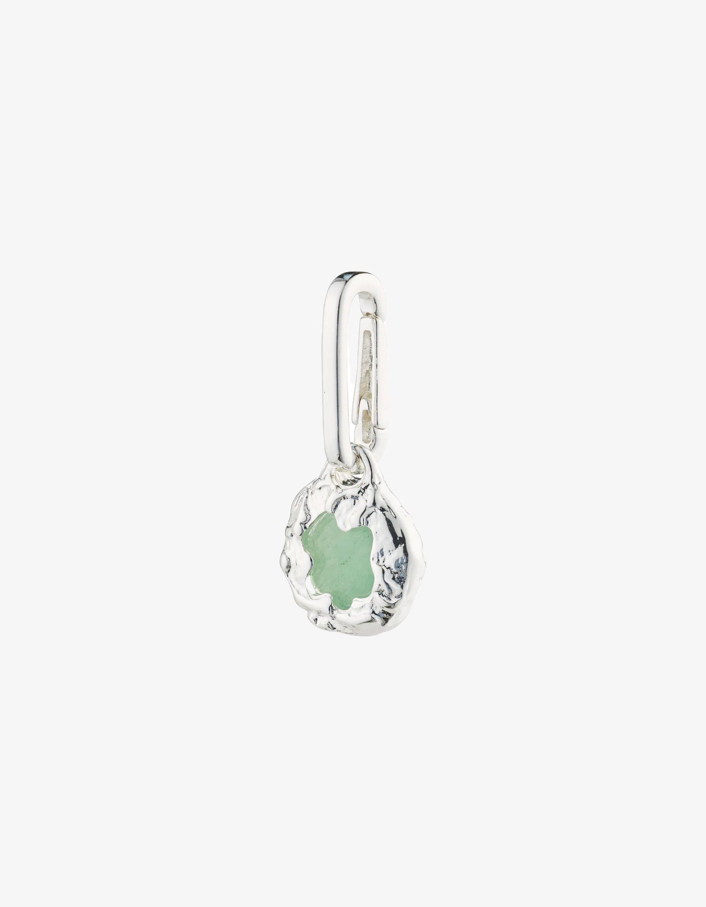 Pilgrim Charm Green/Silver