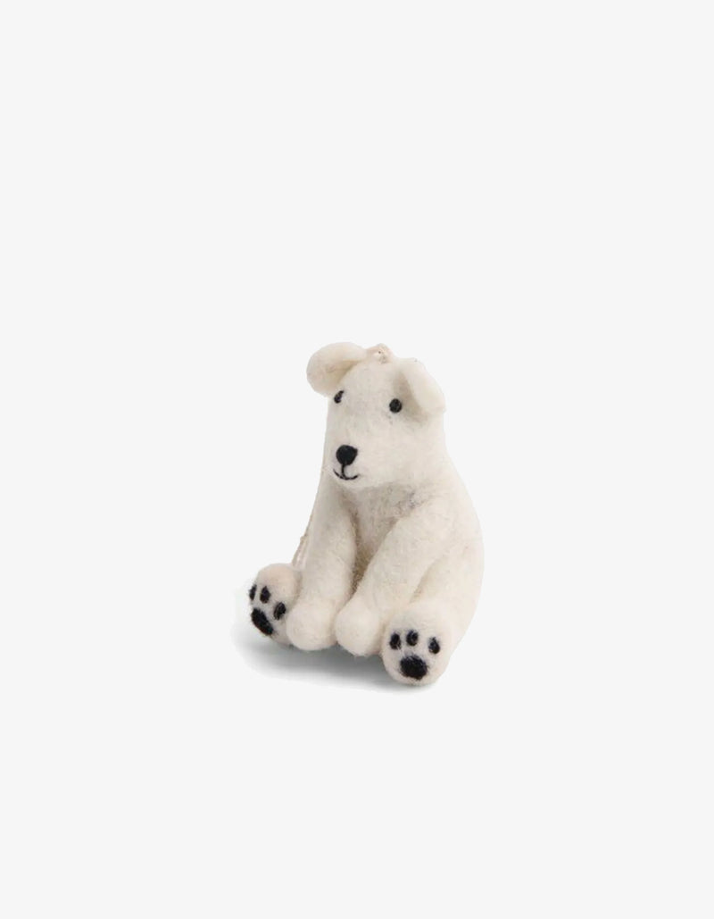 Gry & Sif Polar Bear Sitting White