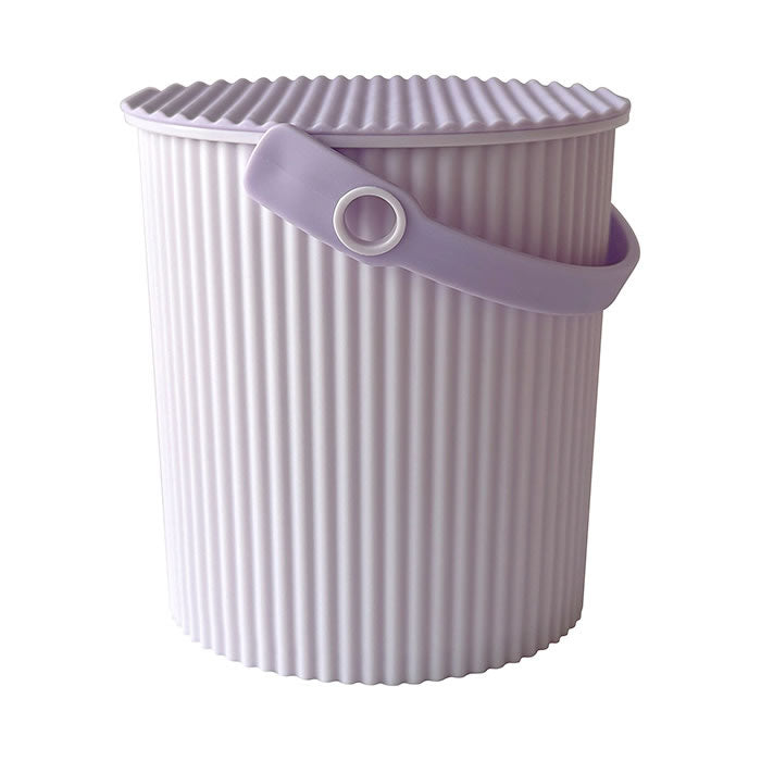 Hachiman Hachiman Omnioutil Macaron Baby Bucket with Lid - Grape (0.7 Ltr)