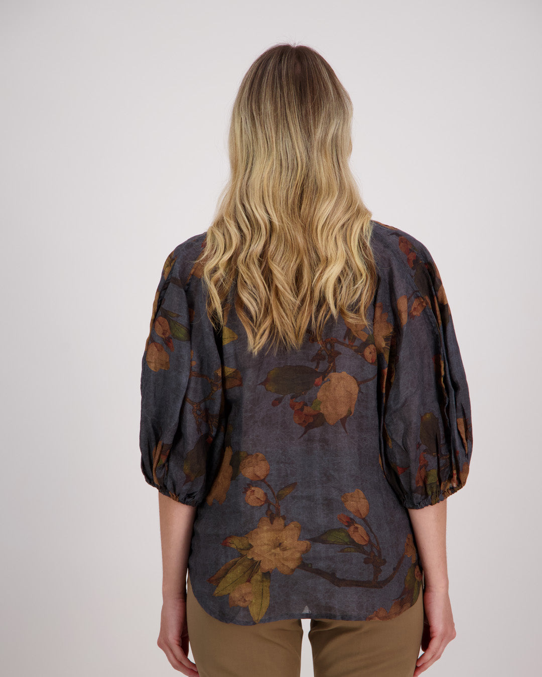 Briarwood Harlow Top Petrol Floral