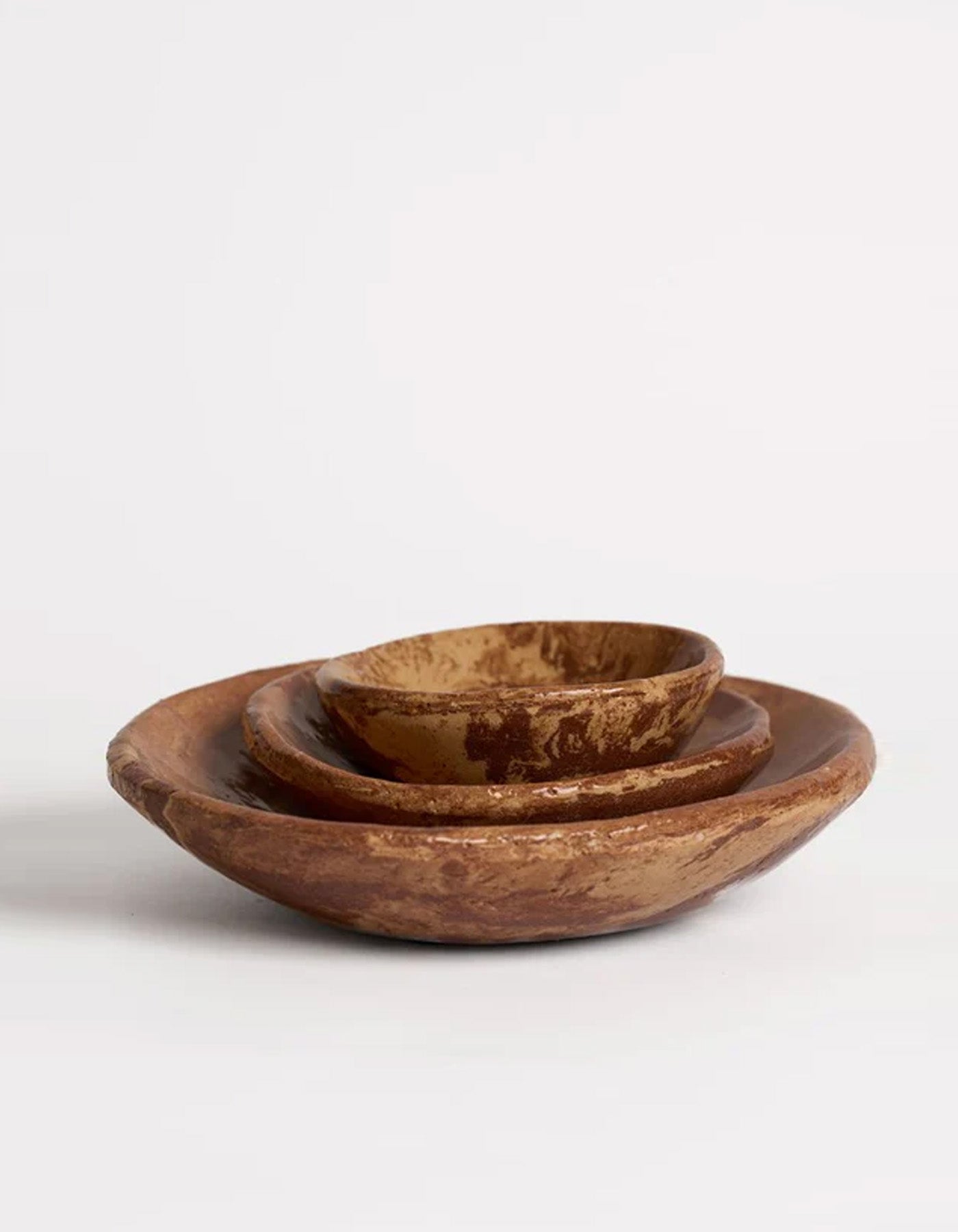 Ned Collections Harvenwood Bowl Large Sand Brown