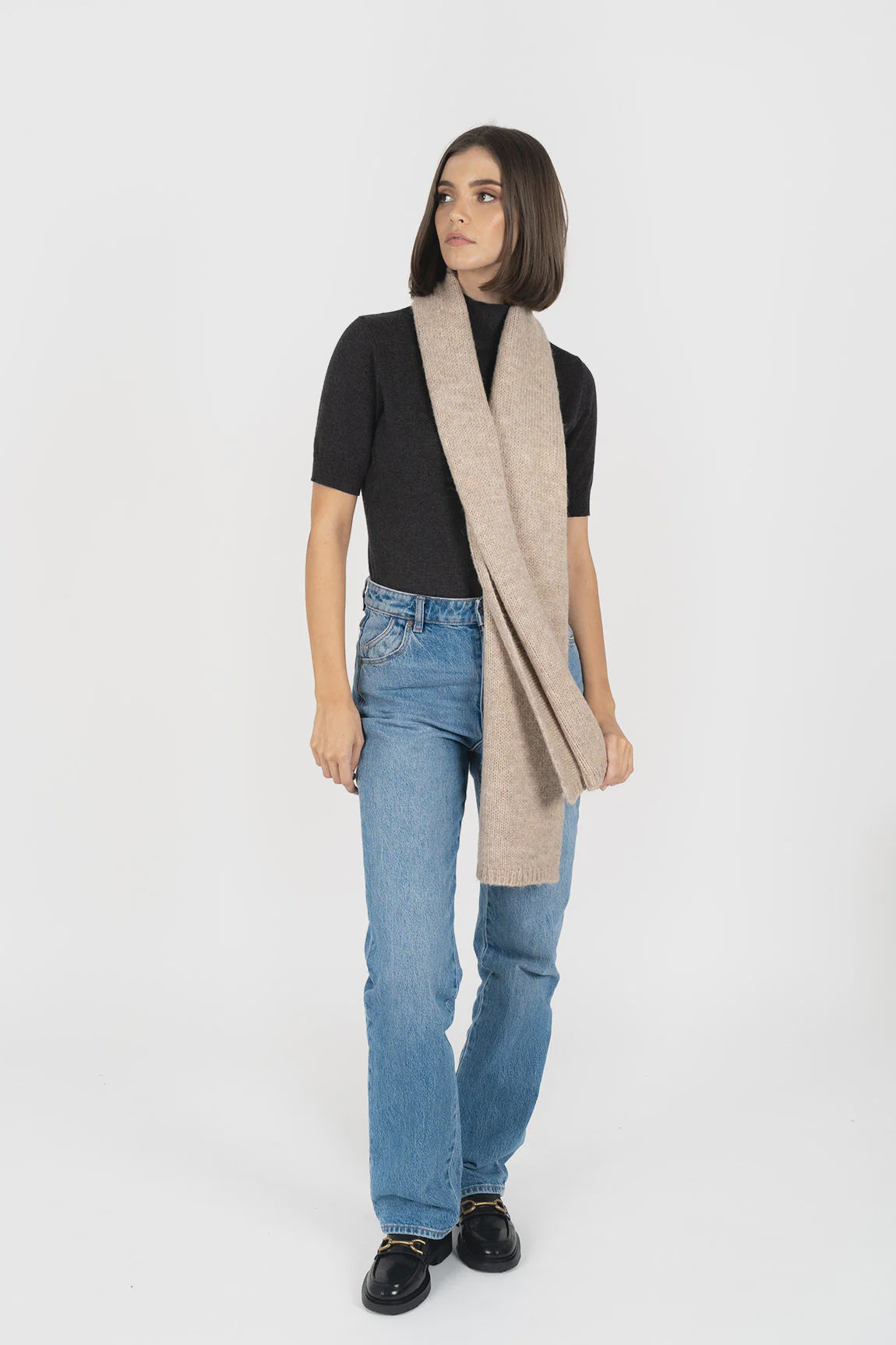 Humidity Fortune Scarf Hazelnut