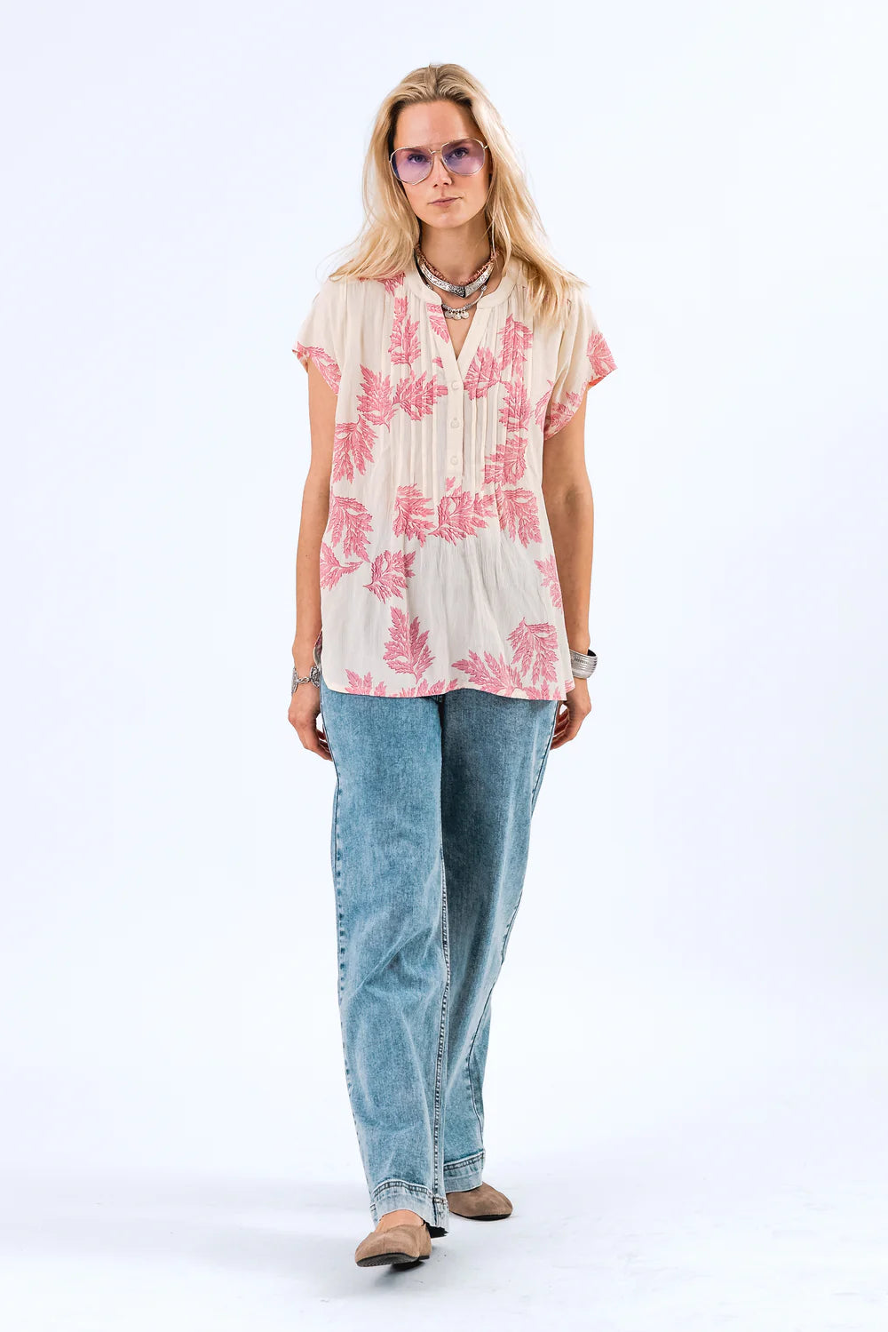 Lollys Laundry HeatherLL Top SS Pink