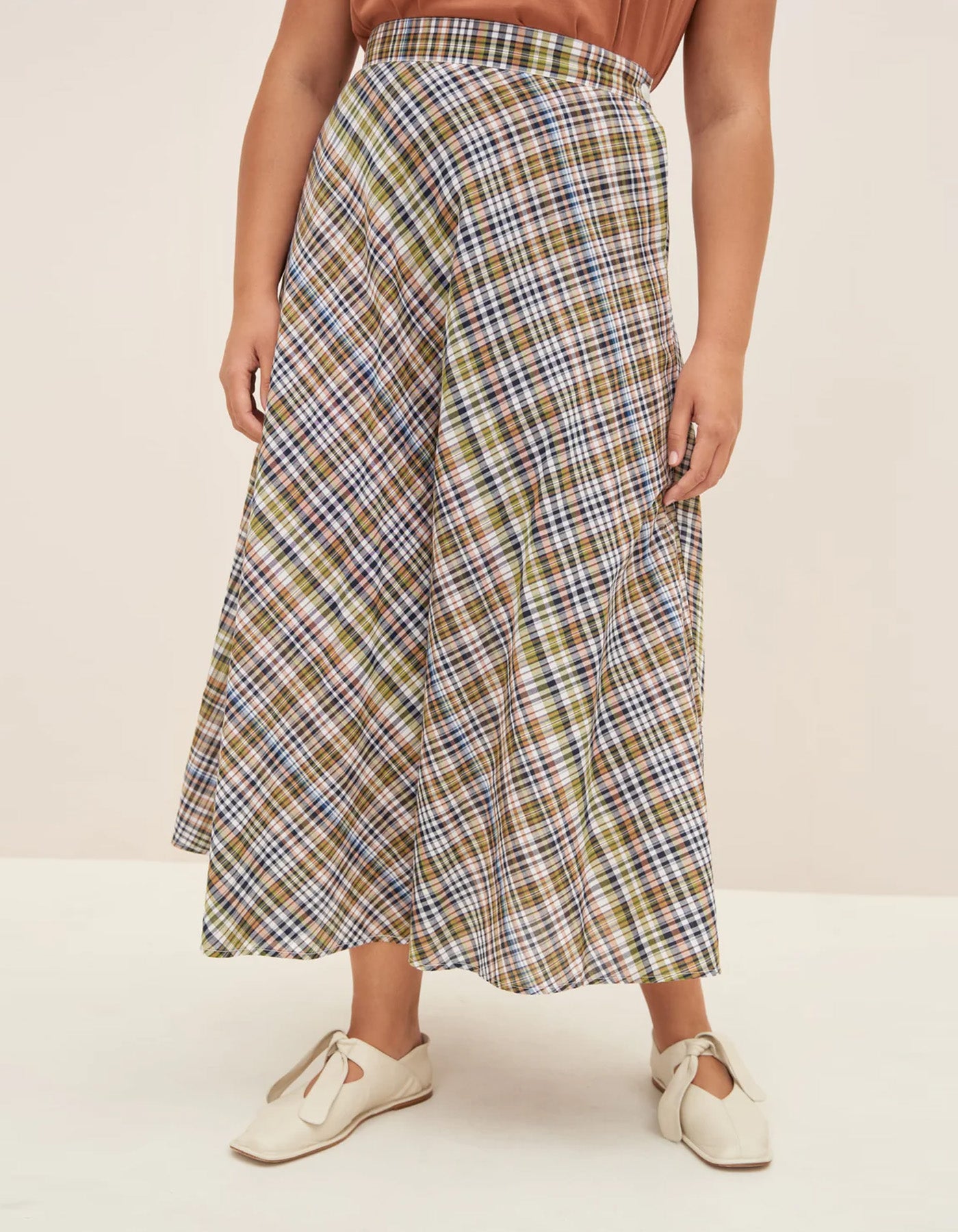 Kowtow Helene Skirt Vista Check