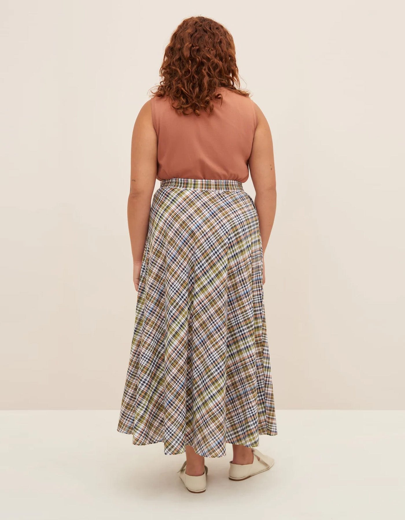 Kowtow Helene Skirt Vista Check