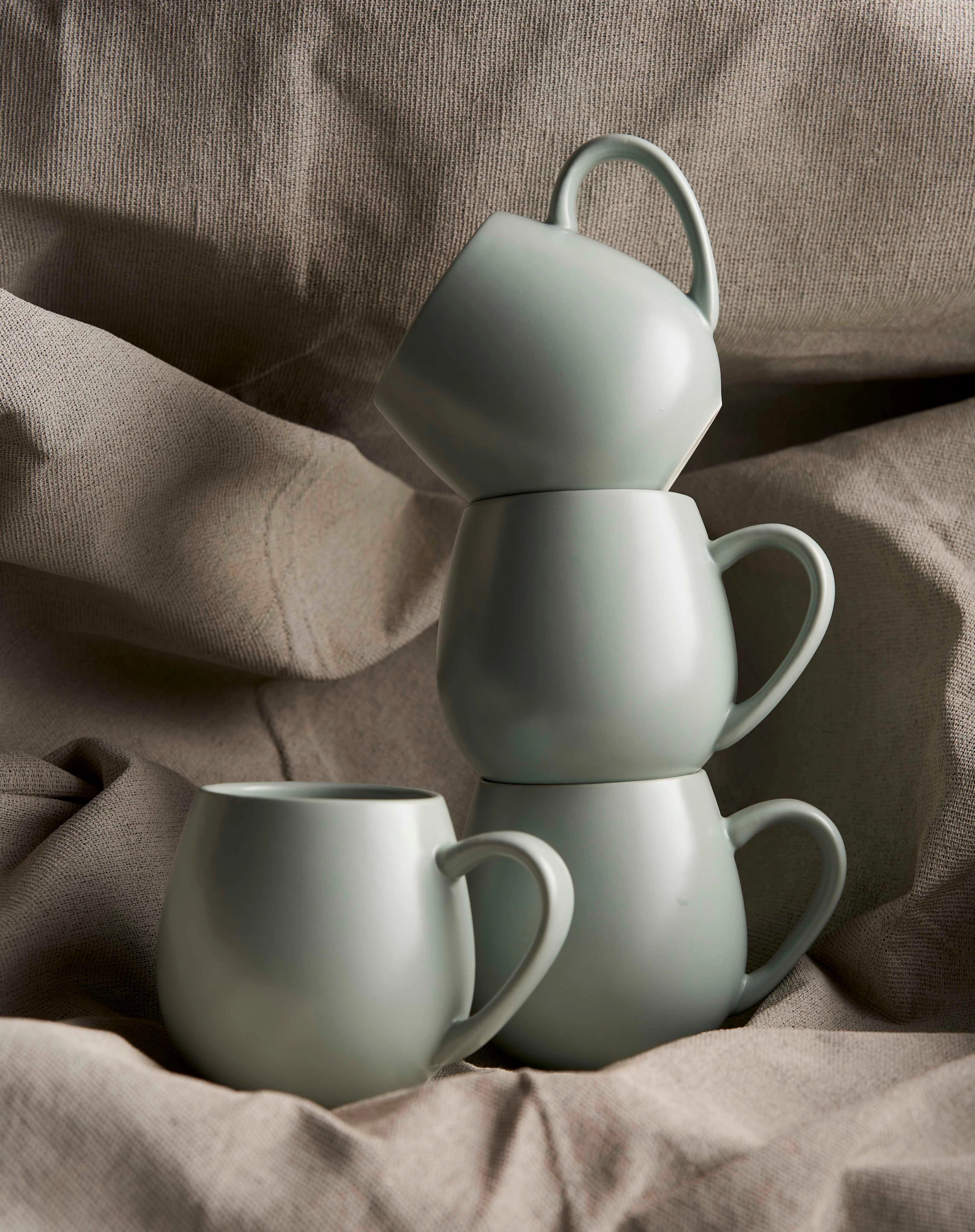 Robert Gordon Hug Me Mugs Set x 4 Pale Eucalyyptus