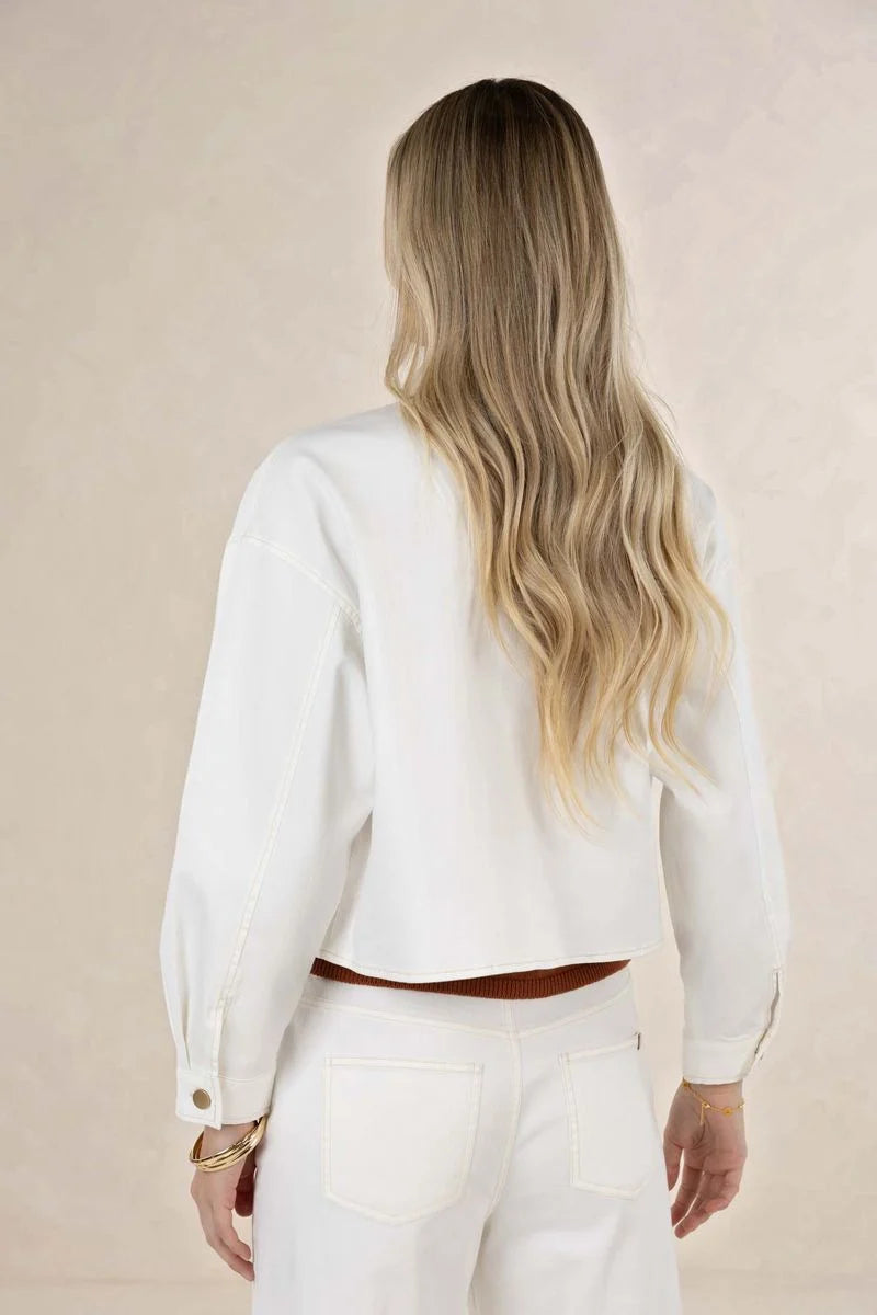 Humidity Ivy Denim Jacket Ivory