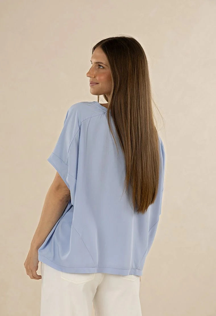 Humidity Lush Top Periwinkle