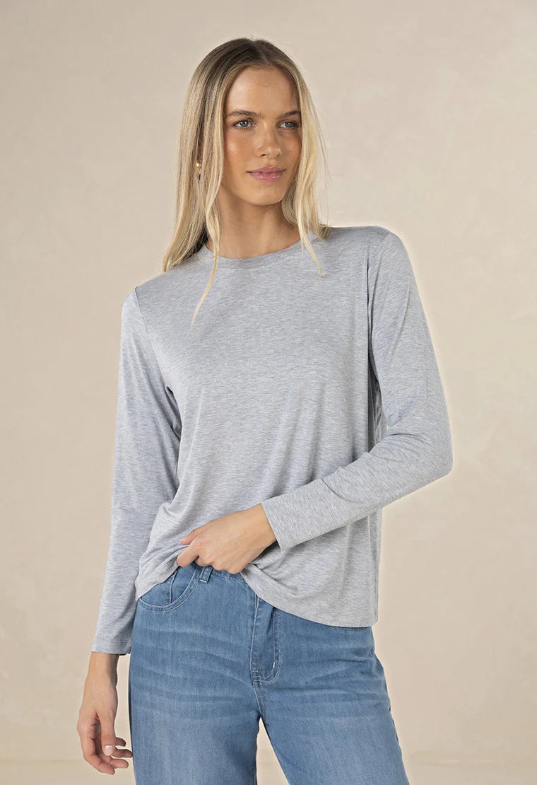 Humidity Prophecy L/S Tee Grey Marle