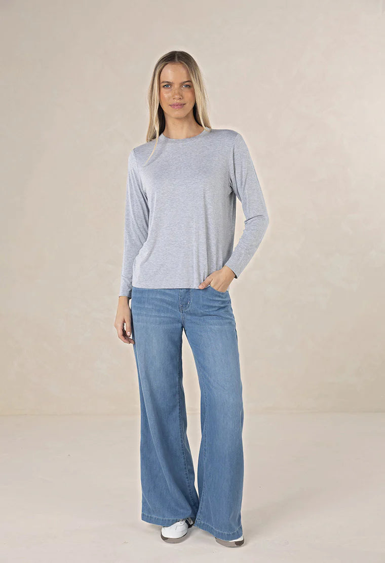 Humidity Prophecy L/S Tee Grey Marle