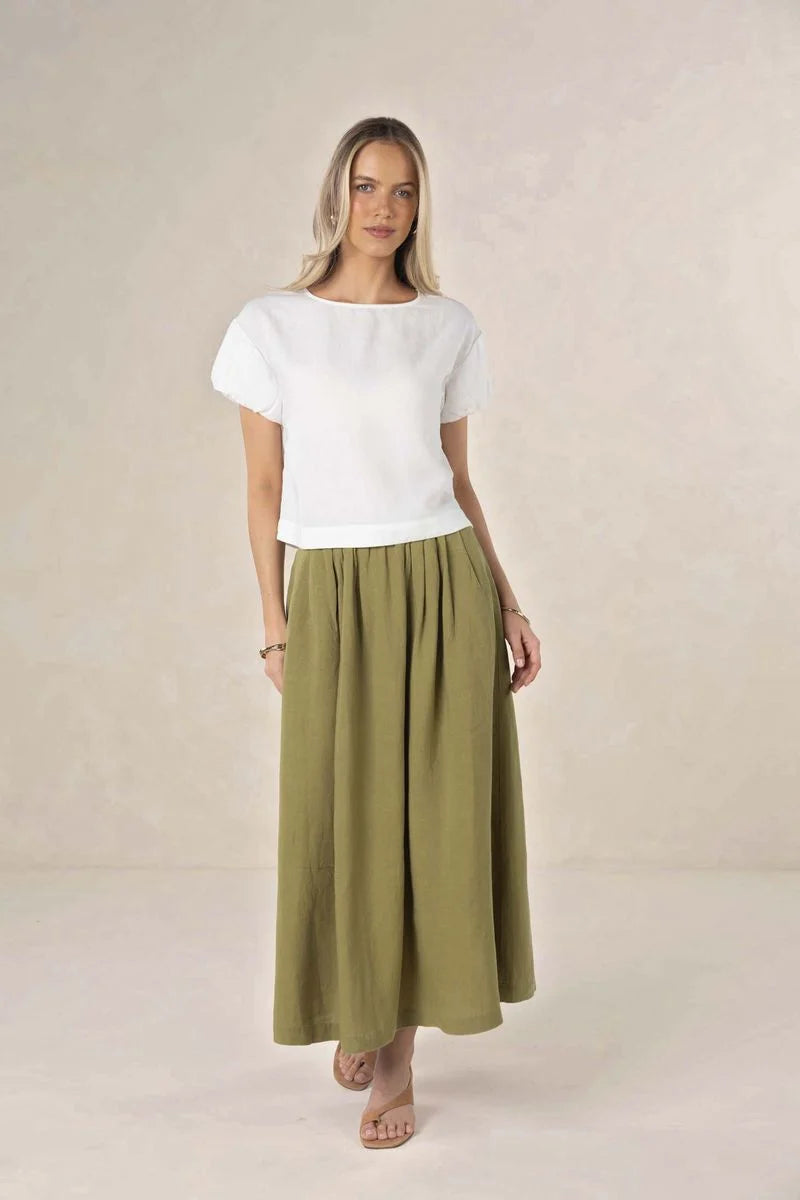 Humidity Sola Skirt Olive