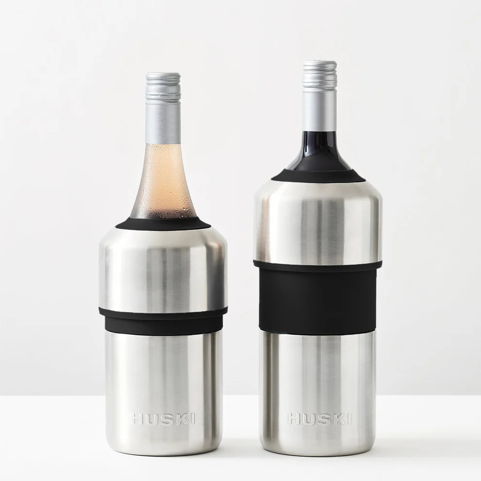 Huski Wine Bottle Cooler - Black